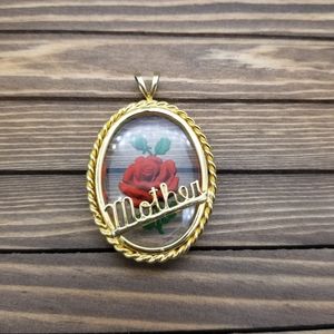 Mother & Rose Pendant